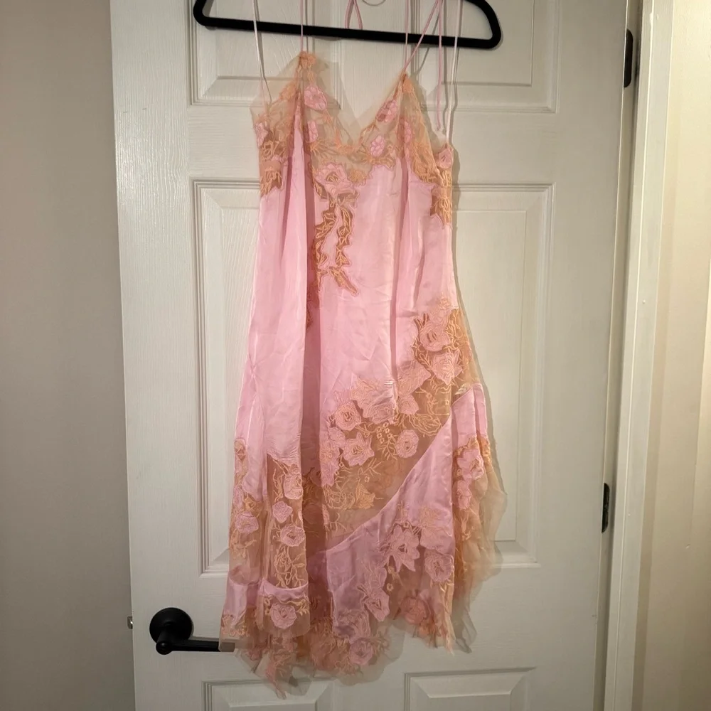 Free People Mystic Groove Mini Slip Dress Size Medium NWT - Picture 4 of 6